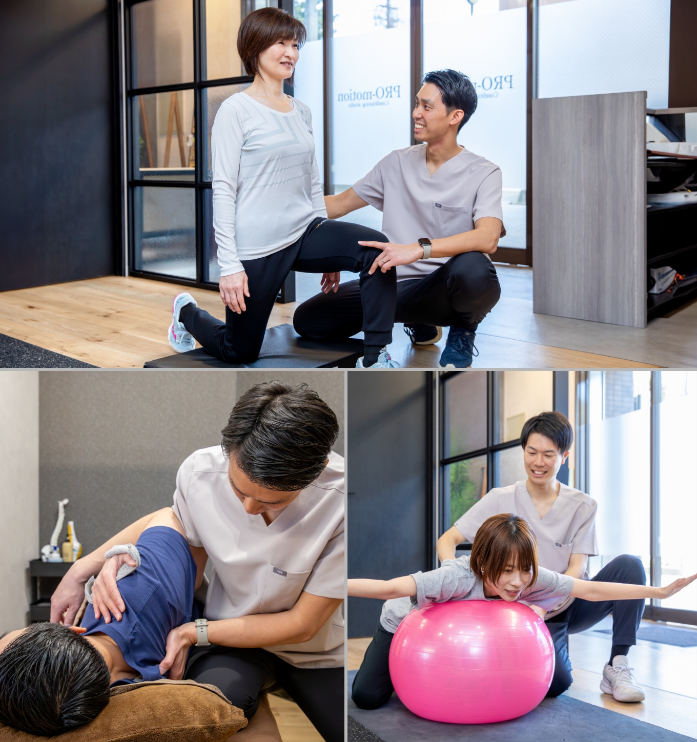 体験プログラムのトレーニング風景