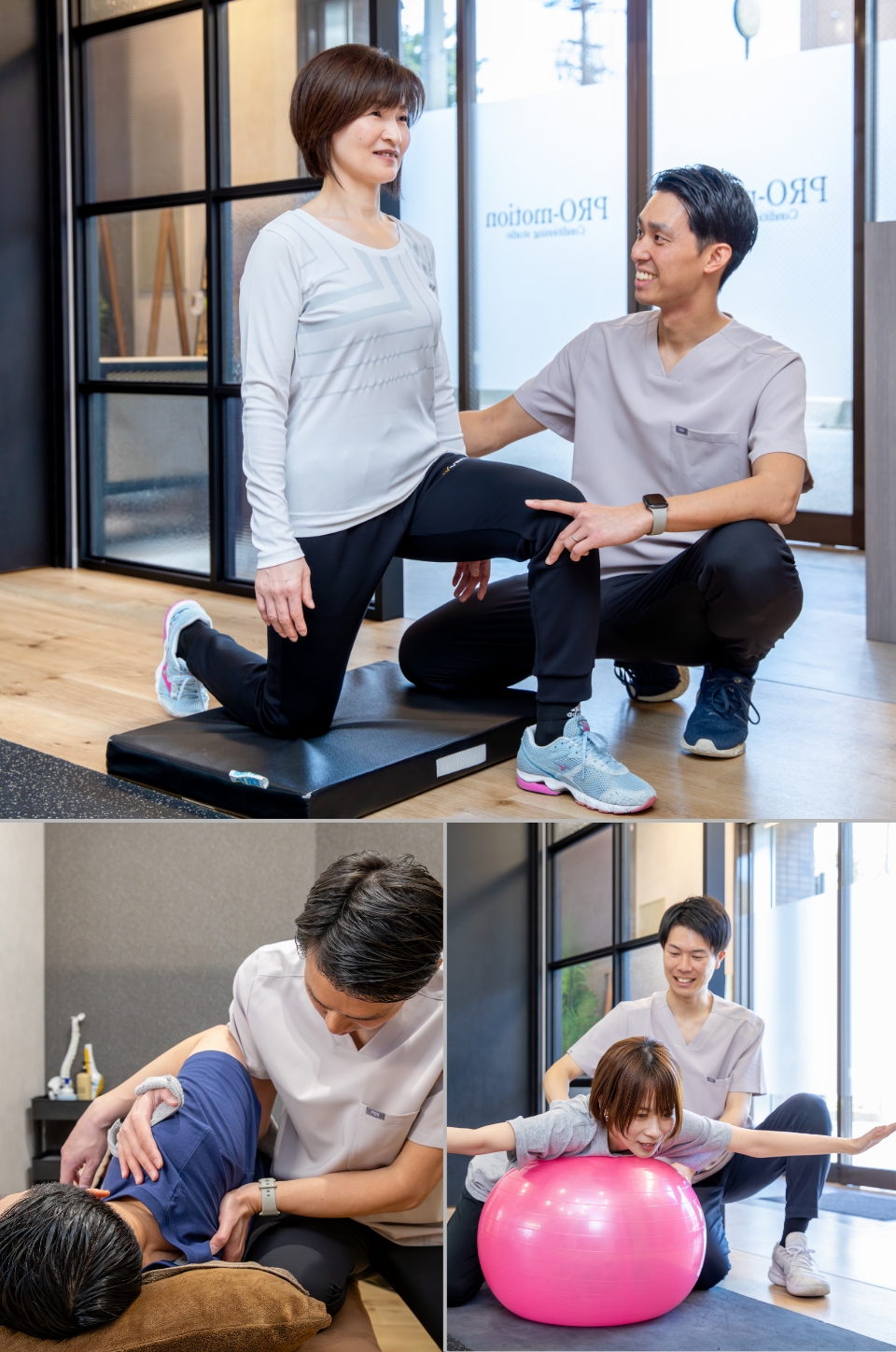 体験プログラムのトレーニング風景