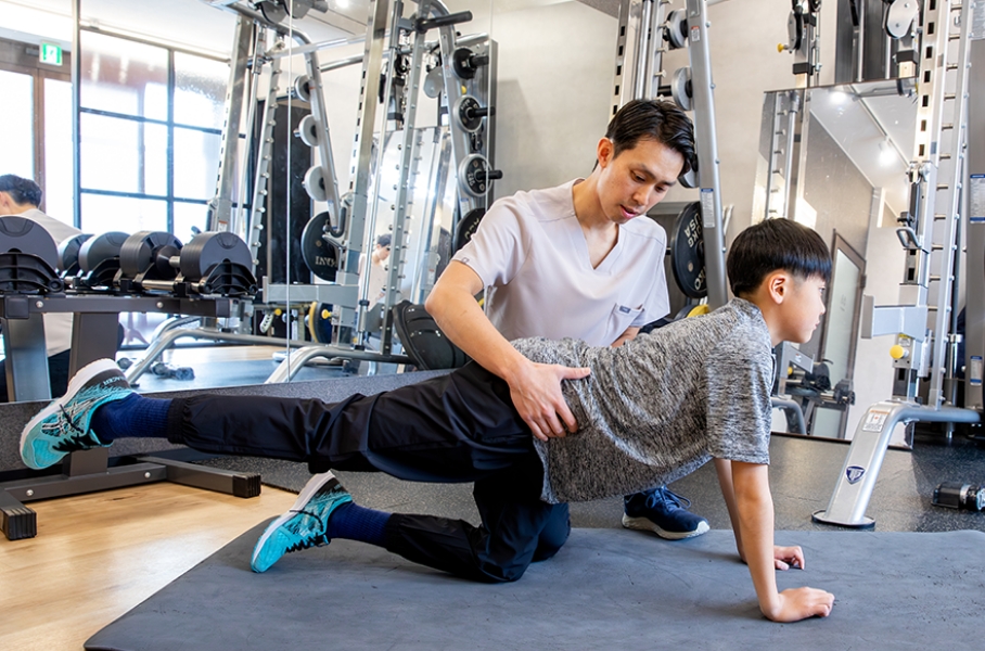 学生のトレーニング風景