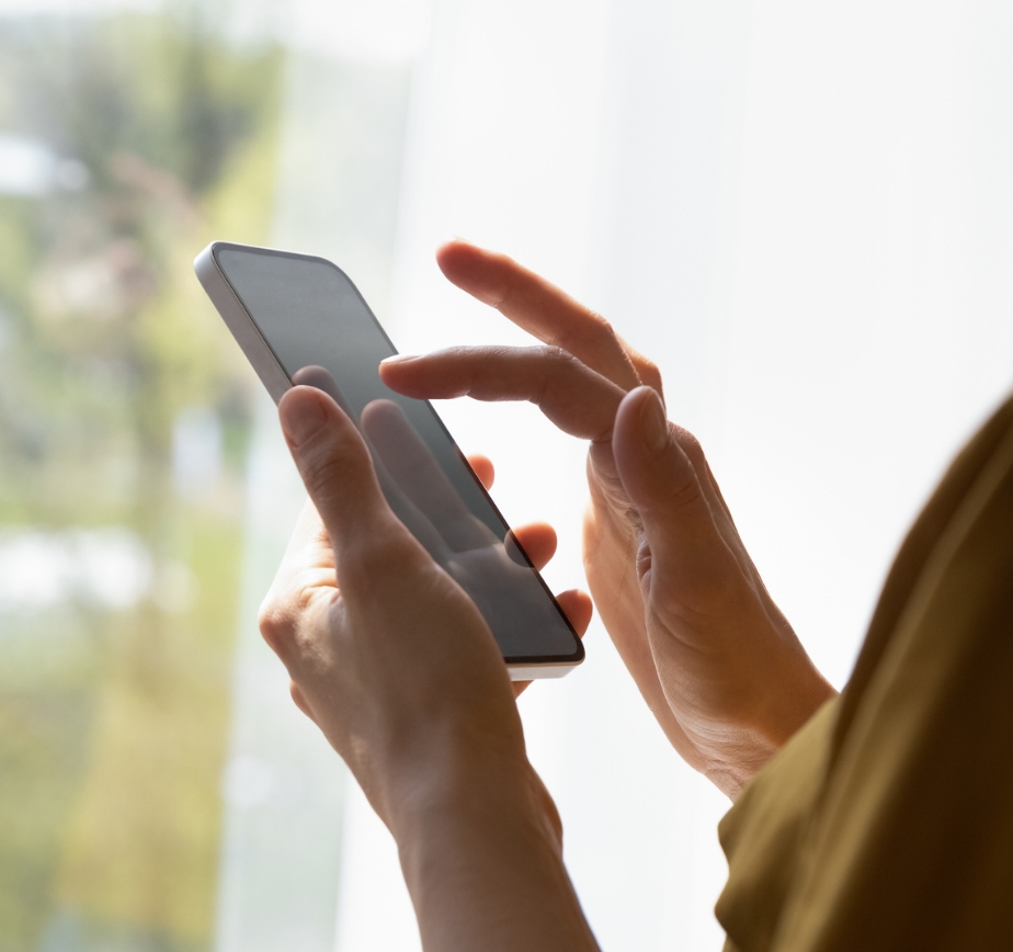 スマホでのお問い合わせイメージ