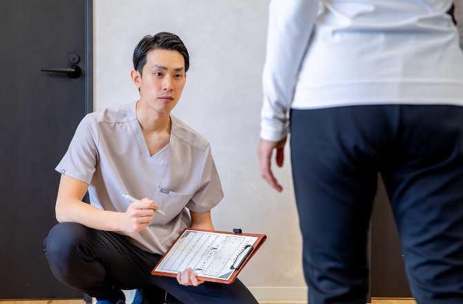 動作チェックの様子