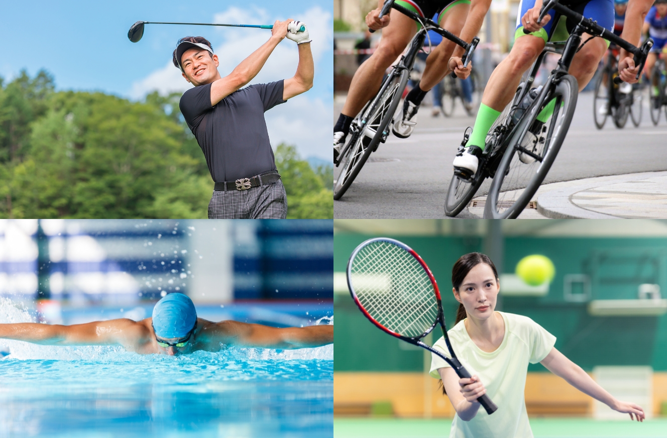 スポーツをする人