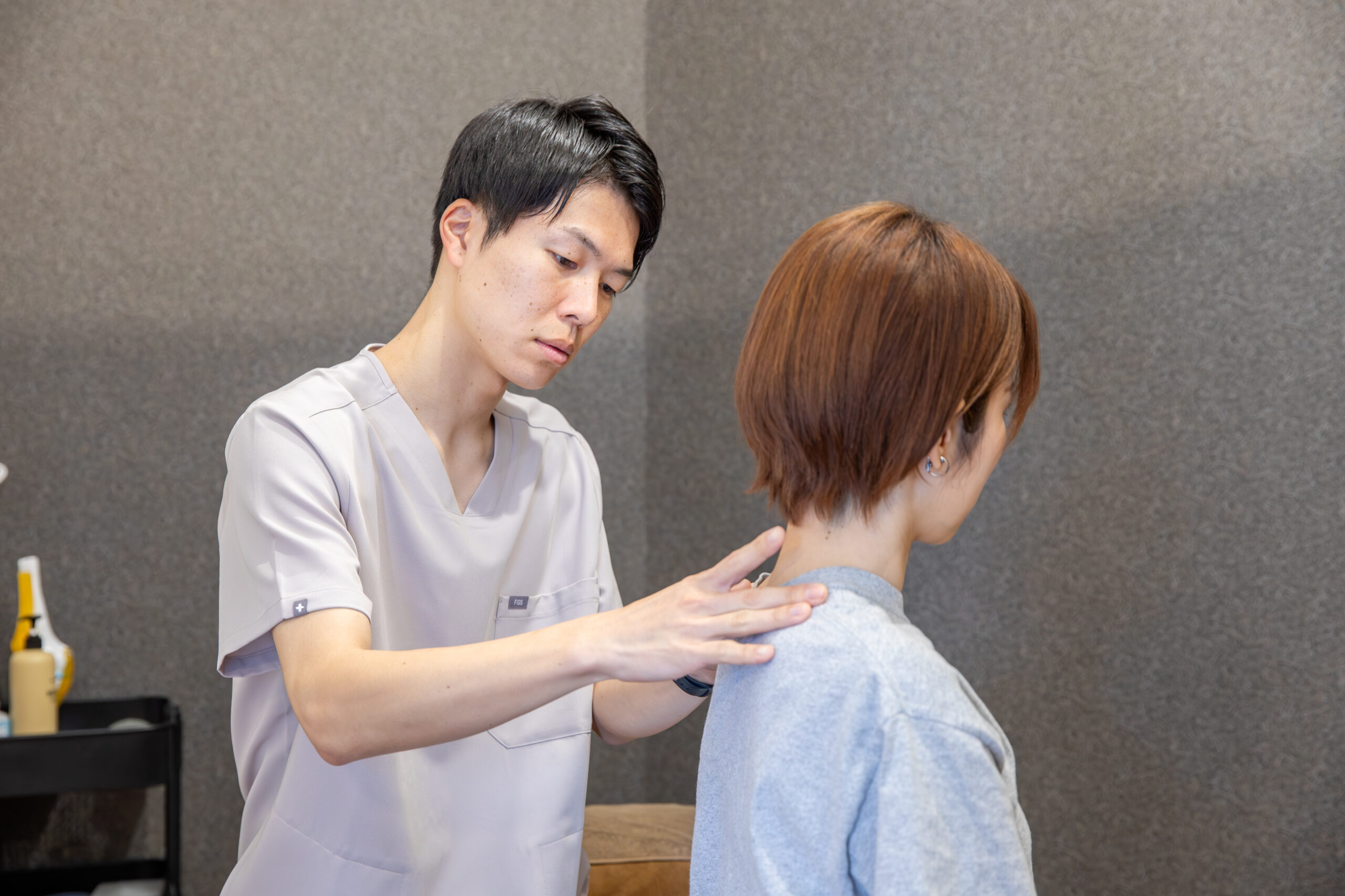 視診・触診の様子