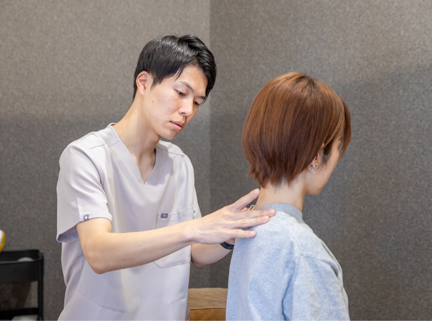 視診・触診の様子